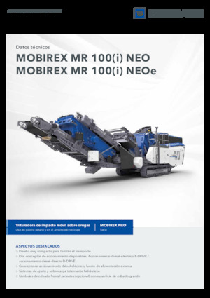 रबल रीसाइक्लिंग प्लांट Kleemann MR 100i NEO
