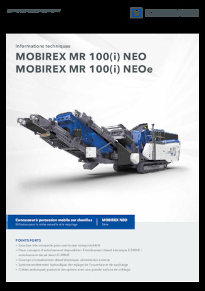 रबल रीसाइक्लिंग प्लांट Kleemann MR 100i NEO