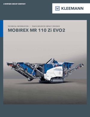 रबल रीसाइक्लिंग प्लांट Kleemann MR 110 Zi EVO2