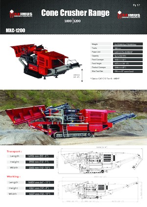 रबल रीसाइक्लिंग प्लांट Rubble Master MXC-1200