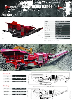 रबल रीसाइक्लिंग प्लांट Rubble Master MXJ-1200