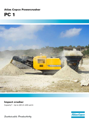 रबल रीसाइक्लिंग प्लांट Atlas Copco PC 1