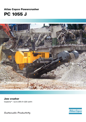 रबल रीसाइक्लिंग प्लांट Atlas Copco PC 1055J