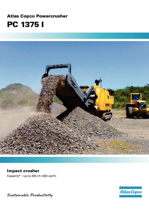 रबल रीसाइक्लिंग प्लांट Atlas Copco PC 1375I