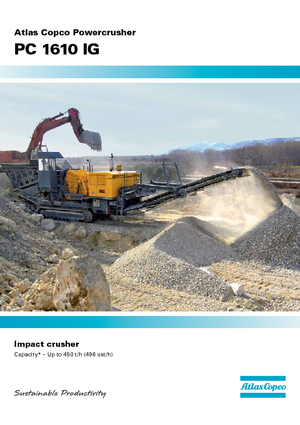 रबल रीसाइक्लिंग प्लांट Atlas Copco PC 1610IG