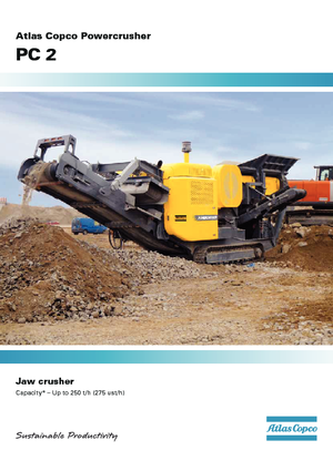 रबल रीसाइक्लिंग प्लांट Atlas Copco PC 2
