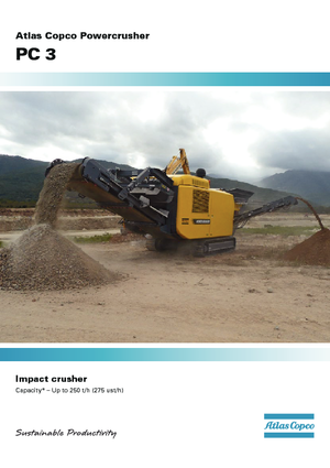 रबल रीसाइक्लिंग प्लांट Atlas Copco PC 3