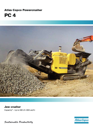 रबल रीसाइक्लिंग प्लांट Atlas Copco PC 4