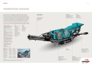 रबल रीसाइक्लिंग प्लांट Powerscreen PREMIERTRAK R300