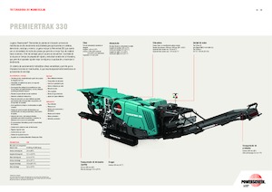 रबल रीसाइक्लिंग प्लांट Powerscreen Premiertrak 330