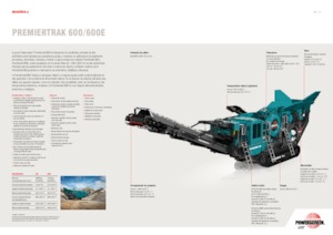 रबल रीसाइक्लिंग प्लांट Powerscreen PREMIERTRAK 600E