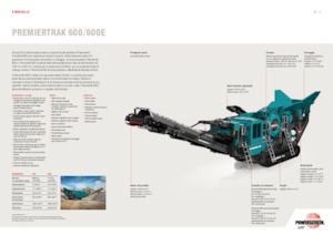 रबल रीसाइक्लिंग प्लांट Powerscreen PREMIERTRAK 600E
