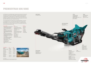 रबल रीसाइक्लिंग प्लांट Powerscreen PREMIERTRAK 600E