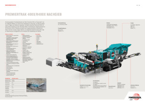 रबल रीसाइक्लिंग प्लांट Powerscreen PREMIERTRAK R400X 