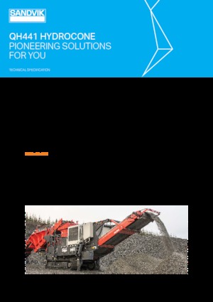 रबल रीसाइक्लिंग प्लांट Sandvik QH441