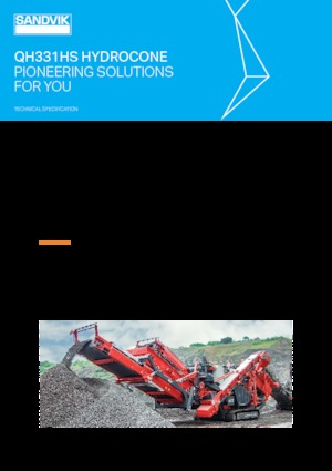 रबल रीसाइक्लिंग प्लांट Sandvik QH331 HS