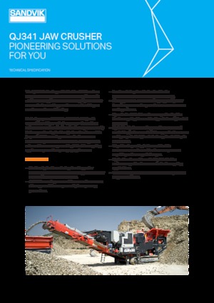 रबल रीसाइक्लिंग प्लांट Sandvik QJ341