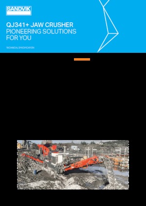 रबल रीसाइक्लिंग प्लांट Sandvik QJ341+