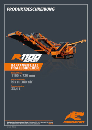 रबल रीसाइक्लिंग प्लांट Rockster R1100