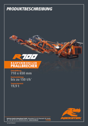 रबल रीसाइक्लिंग प्लांट Rockster R700