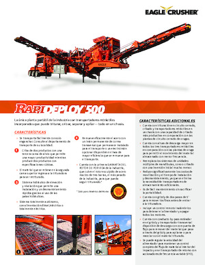 रबल रीसाइक्लिंग प्लांट Eagle Crusher RapiDeploy 500