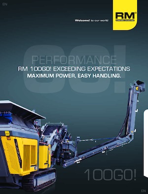 रबल रीसाइक्लिंग प्लांट Rubble Master RM 100GO!