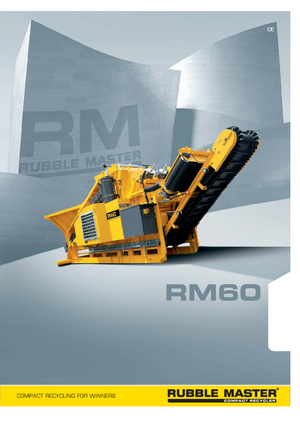 रबल रीसाइक्लिंग प्लांट Rubble Master RM 60