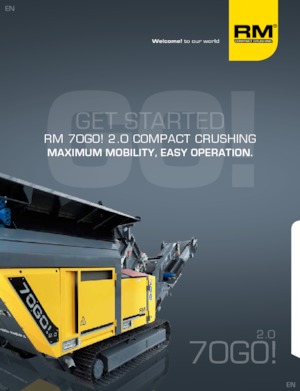रबल रीसाइक्लिंग प्लांट Rubble Master RM 70GO! 2.0