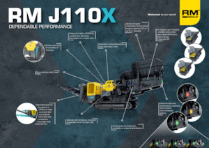 रबल रीसाइक्लिंग प्लांट Rubble Master RM J110X