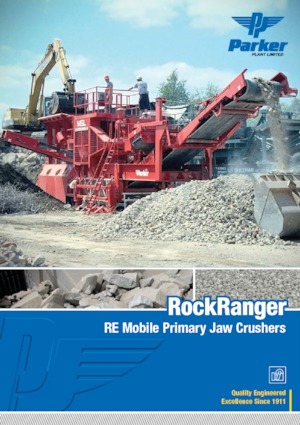 रबल रीसाइक्लिंग प्लांट Parker RockRanger RE