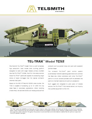 रबल रीसाइक्लिंग प्लांट Telsmith TC52