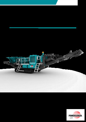 रबल रीसाइक्लिंग प्लांट Powerscreen Trakpactor 260