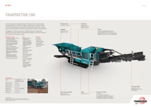 रबल रीसाइक्लिंग प्लांट Powerscreen Trakpactor 260