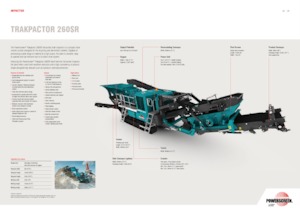 रबल रीसाइक्लिंग प्लांट Powerscreen Trakpactor 260SR