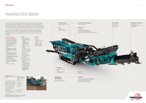 रबल रीसाइक्लिंग प्लांट Powerscreen Trakpactor 260SR