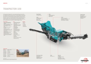रबल रीसाइक्लिंग प्लांट Powerscreen Trakpactor 320