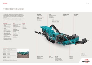 रबल रीसाइक्लिंग प्लांट Powerscreen Trakpactor 500SR