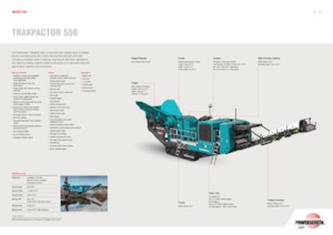 रबल रीसाइक्लिंग प्लांट Powerscreen Trakpactor 550