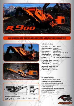 रबल रीसाइक्लिंग प्लांट Rockster R900 