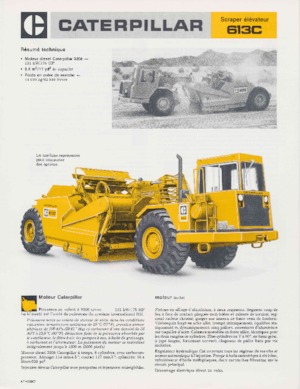 स्क्रेपर Caterpillar 613C