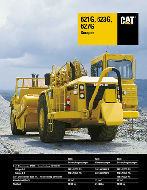 स्क्रेपर Caterpillar 621G Auger