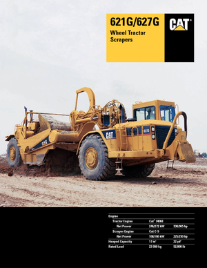 स्क्रेपर Caterpillar 621G Auger
