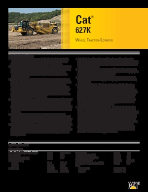 स्क्रेपर Caterpillar 627K