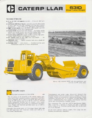 स्क्रेपर Caterpillar 631D