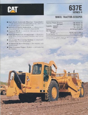 स्क्रेपर Caterpillar 637E