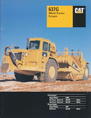 स्क्रेपर Caterpillar 637G