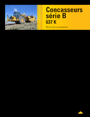 स्क्रेपर Caterpillar 637K
