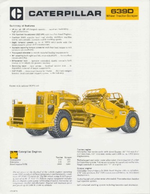 स्क्रेपर Caterpillar 639D