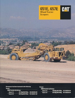 स्क्रेपर Caterpillar 651 E
