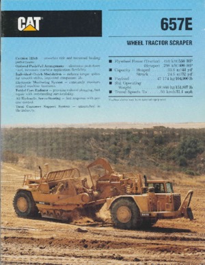 स्क्रेपर Caterpillar 657 E